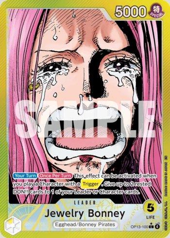 Jewelry Bonney (Alternate Art) · OP13-100
