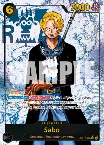 Sabo (Alternate Art) · OP13-120