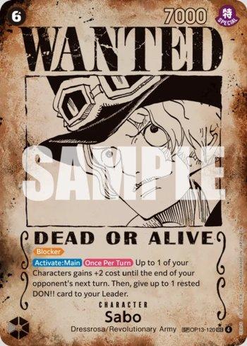 Sabo (Wanted Poster) · OP13-120