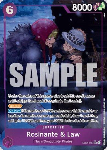 Rosinante & Law (Alternate Art) · EB04-038