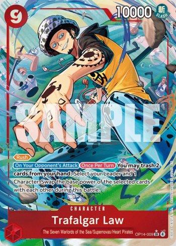 Trafalgar Law (009)(Alternate Art) · OP14-009