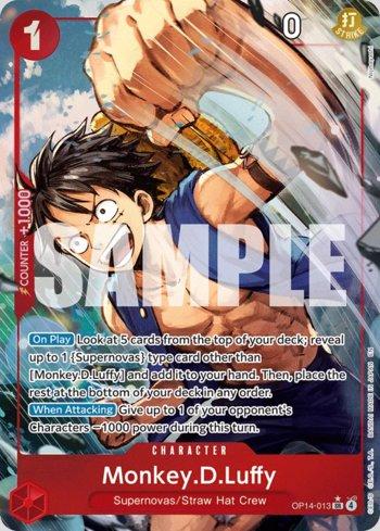 Monkey.D.Luffy (013)(Alternate Art) · OP14-013