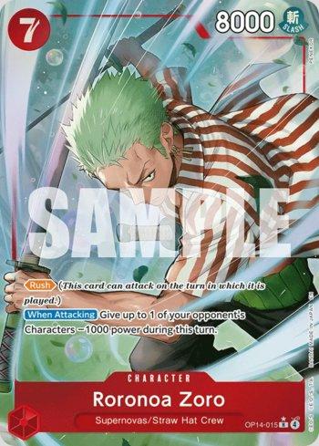 Roronoa Zoro (015)(Alternate Art) · OP14-015