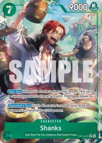 Shanks (Alternate Art) · OP14-027