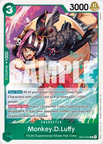 Monkey.D.Luffy (034) · OP14-034