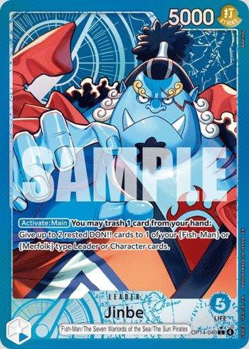 Jinbe (040)(Alternate Art) · OP14-040
