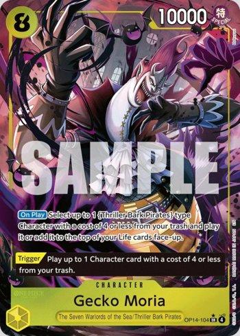 Gecko Moria (104)(Alternate Art) · OP14-104