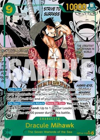 Dracule Mihawk (Manga) · OP14-119