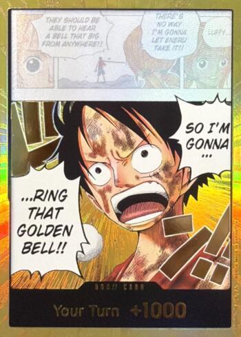 DON!! Card (Luffy)(Gold) · DON-001-G