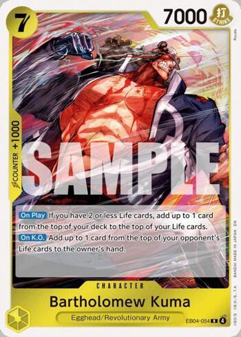 Bartholomew Kuma (054) · EB04-054