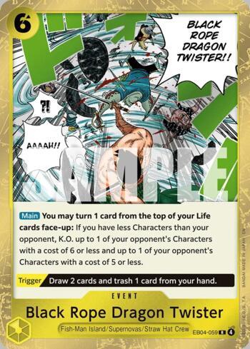 Black Rope Dragon Twister · EB04-059