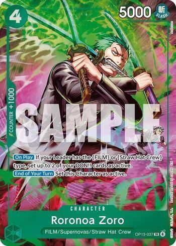Roronoa Zoro (037) · OP13-037