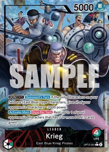 Krieg (001)(Alternate Art) · OP15-001