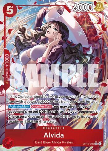 Alvida (Alternate Art) · OP15-003