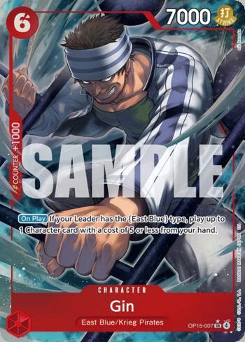 Gin (Alternate Art) · OP15-007