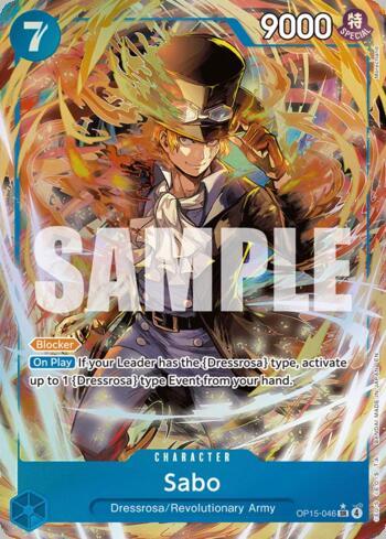 Sabo (Alternate Art) · OP15-046