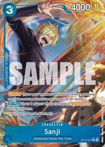 Sanji (047)(Alternate Art) · OP15-047