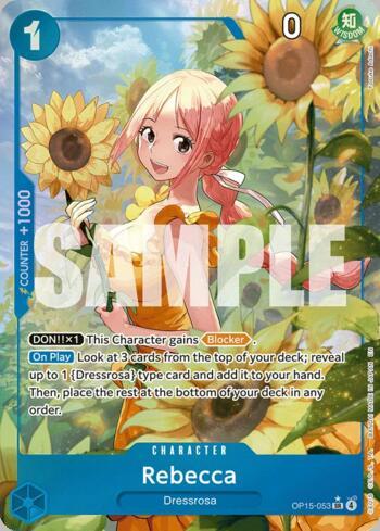 Rebecca (053)(Alternate Art) · OP15-053