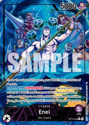 Enel (058)(Alternate Art) · OP15-058