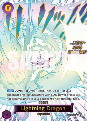 Lightning Dragon (Alternate Art) · OP15-077