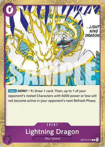 Lightning Dragon · OP15-077