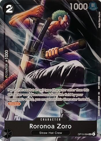 Roronoa Zoro (094) (Dash Pack) · OP15-094