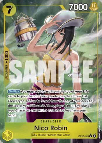 Nico Robin (109)(Alternate Art) · OP15-109