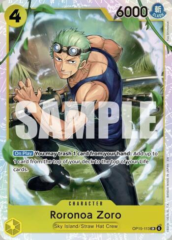 Roronoa Zoro (113) · OP15-113