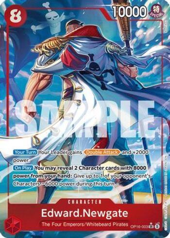Edward.Newgate (Alternate Art) · OP16-003