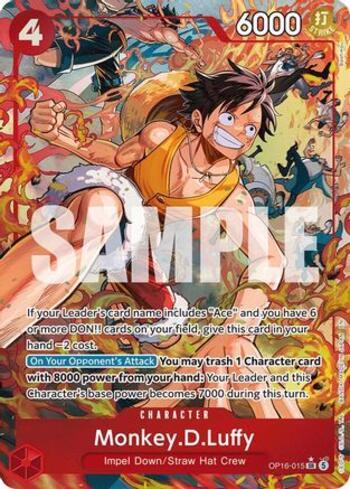 Monkey.D.Luffy (Alternate Art) · OP16-015
