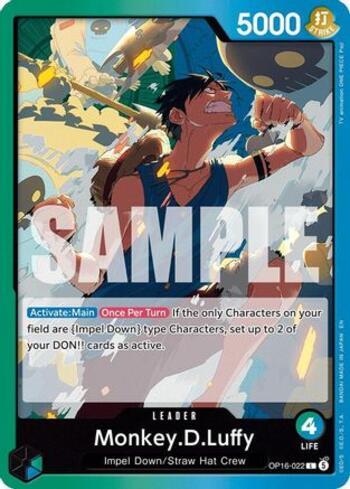 Monkey.D.Luffy (022) · OP16-022