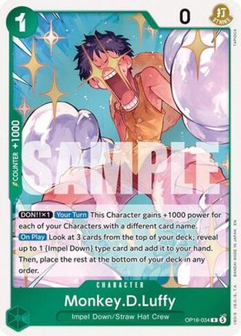 Monkey.D.Luffy (034) · OP16-034