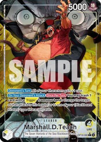 Marshall.D.Teach (080) (Alternate Art) · OP16-080