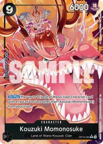 Kouzuki Momonosuke (Alternate Art) · OP16-085