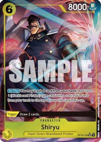 Shiryu (Full Art) · OP16-108