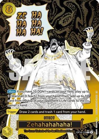 Zehahahahaha! (Alternate Art) · OP16-116