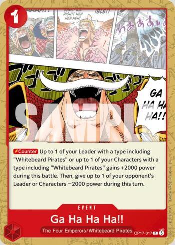 Ga Ha Ha Ha!! · OP17-017