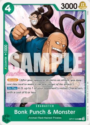 Bonk Punch & Monster · OP17-028