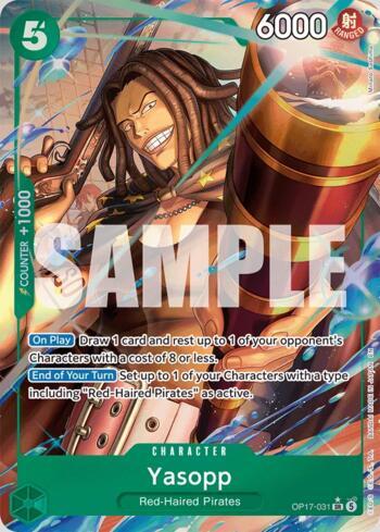 Yasopp (Alternate Art) · OP17-031