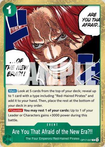 Are You That Afraid of the New Era?!! · OP17-037