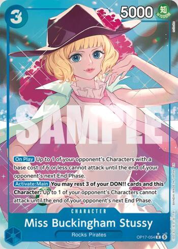 Miss Buckingham Stussy (Alternate Art) · OP17-054