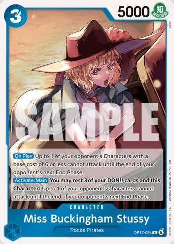 Miss Buckingham Stussy · OP17-054