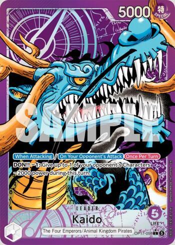 Kaido (058) (Alternate Art) · OP17-058