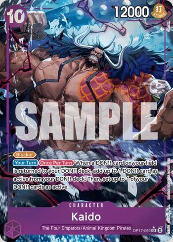 Kaido (062) (Alternate Art) · OP17-062