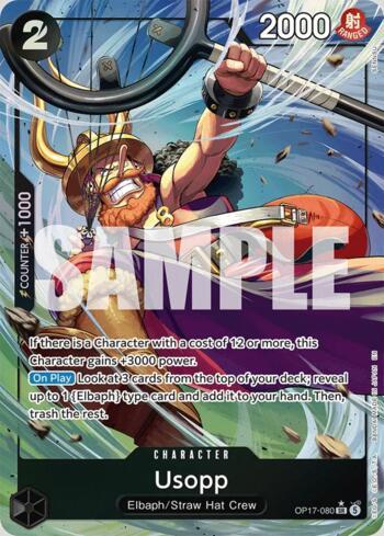 Usopp (Alternate Art) · OP17-080
