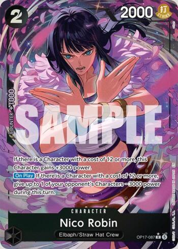 Nico Robin (Alternate Art) · OP17-087