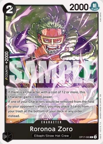 Roronoa Zoro · OP17-095
