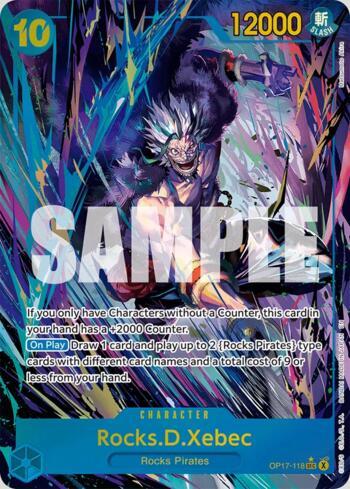 Rocks.D.Xebec (118) (Alternate Art) · OP17-118