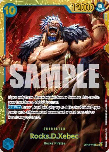 Rocks.D.Xebec (118) · OP17-118