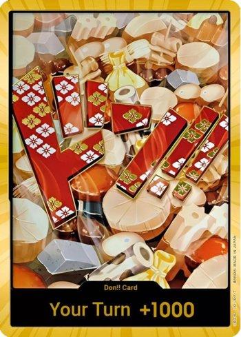 DON!! Card (Oden) (Gold) · DON-PRB16-G